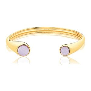 18k Gold Plated Bracelet with Amethyst
